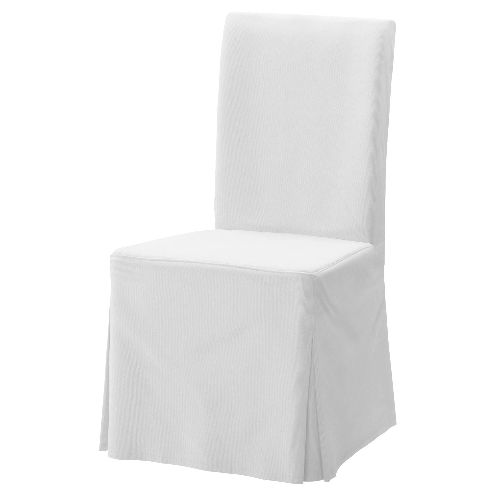 White premium cotton cotton chair cover