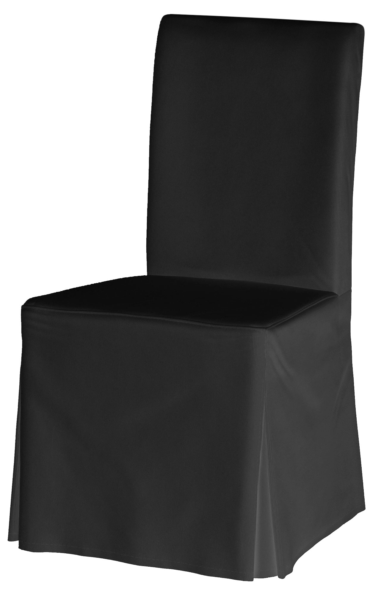 black chair cover